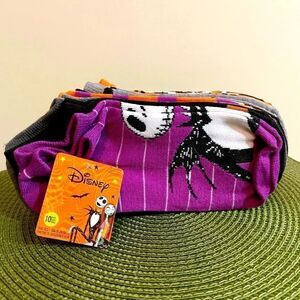 Disney Nightmare Before Christmas Halloween women’s socks set of 10 NWT
